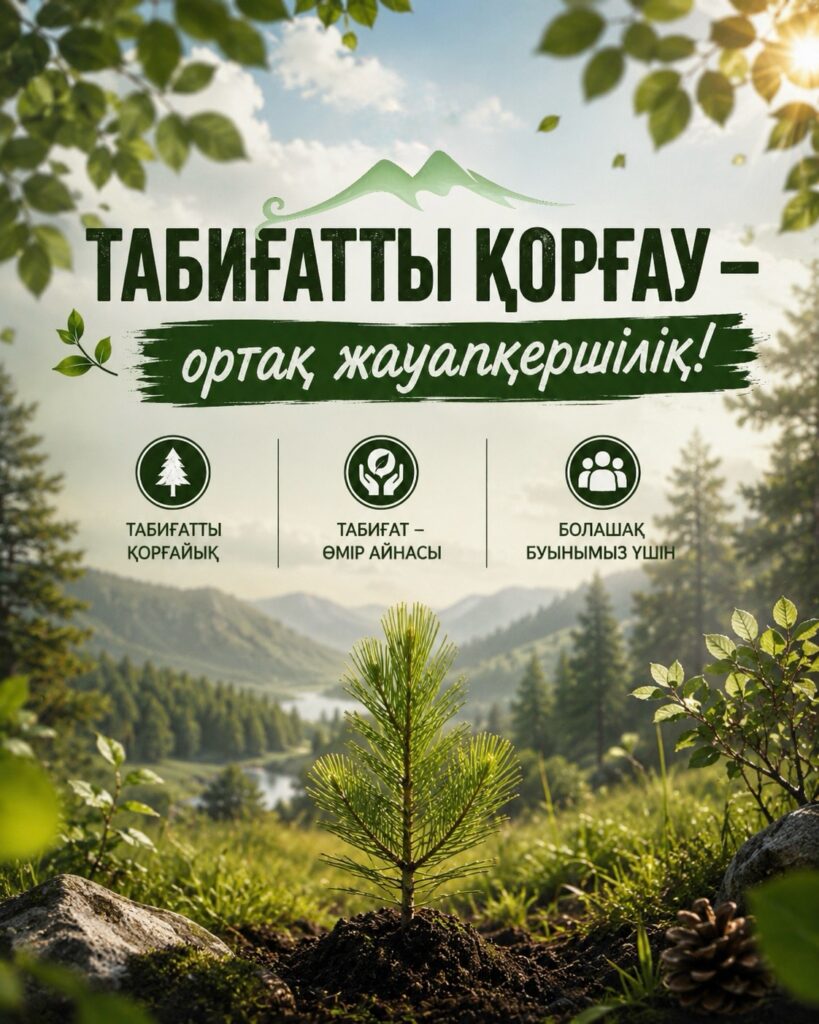 🔥 Табиғатты қорғау – ортақ жауапкершілік! «Ұлытау» мемлекеттік ұлттық табиғи…