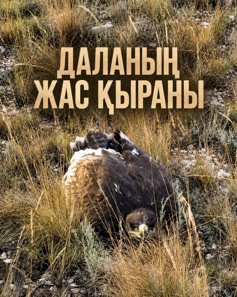 🦅 Болашақ аспан иесі Ұлытау даласында табиғаттың тағы бір ерекше…